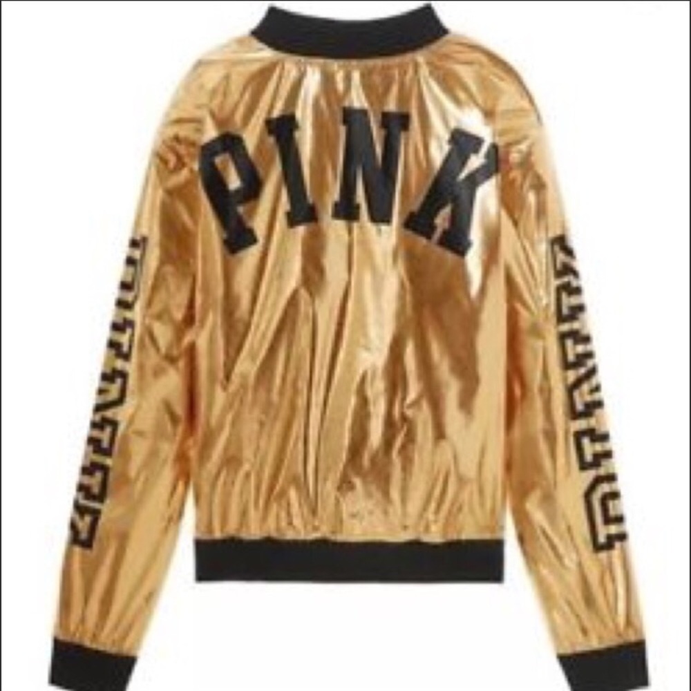 SOLD❗️Victoria’s Secret PINK Sherpa Bomber Jacket